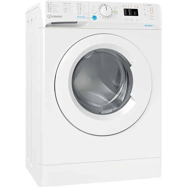 Indesit BWSA 61251 W EU N keskeny elöltöltős mosógép