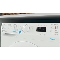 Indesit BWSA 61251 W EU N keskeny elöltöltős mosógép