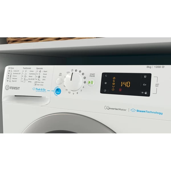 Indesit BWSE 81295X WSV EE keskeny elöltöltős mosógép