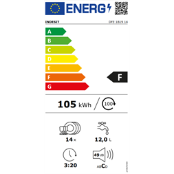 Indesit DFE 1B19 14 mosogatógép