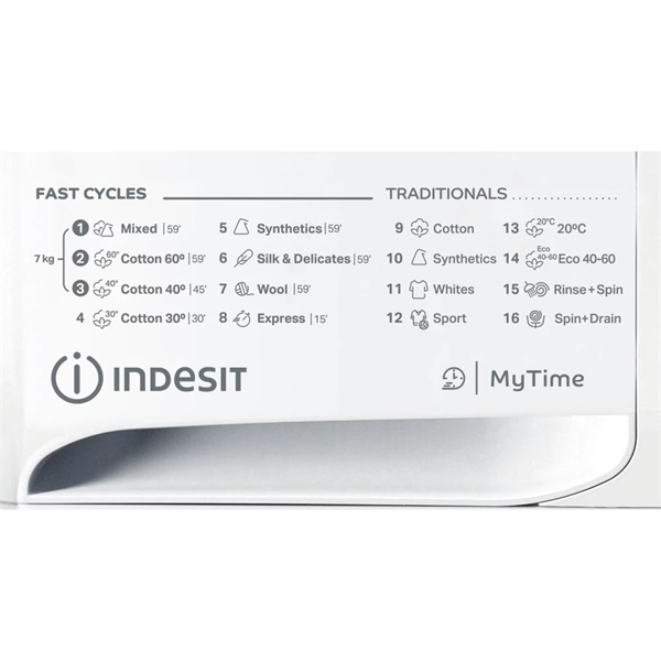 Indesit MTWE 71252 WK EE elöltöltős mosógép