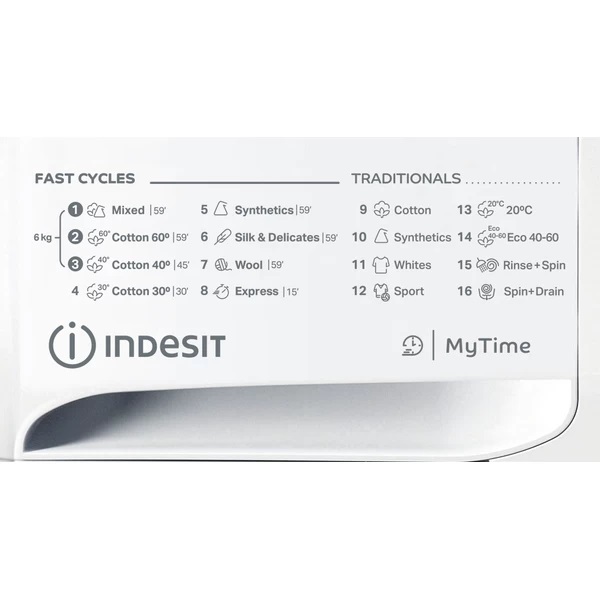 Indesit MTWSE 61252 WK EE keskeny elöltöltős mosógép