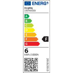 Iris Lighting Filament Bulb Longtip E27 ST64 6W/3000K/540lm aranyszínű LED fényforrás