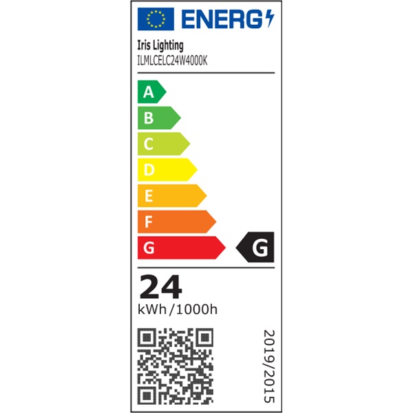 Iris Lighting ML-CELC 24W/4000K/1560lm fehér LED mennyezeti lámpa