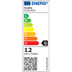 Iris Lighting PLSUR-12W 12W/820lm/4000K mennyezeti kör alakú LED panel