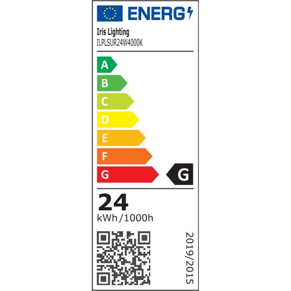 Iris Lighting PLSUR-24W 24W/1920lm/4000K mennyezeti kör alakú LED panel