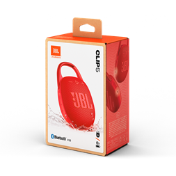 JBL Clip 5 RED piros hordozható Bluetooth hangszóró