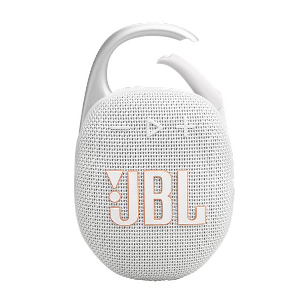 JBL Clip 5 WHT fehér hordozható Bluetooth hangszóró