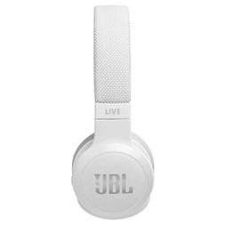 JBL LIVE 400 Bluetooth mikrofonos fehér fejhallgató