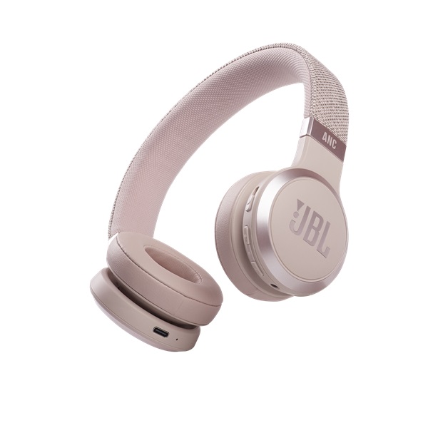 JBL LIVE 460 NC ROSE Bluetooth aktív zajszűrős rózsaszín fejhallgató