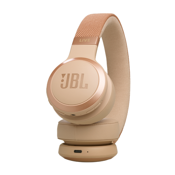 JBL Live 670 NC Bluetooth homok zajszűrős fejhallgató