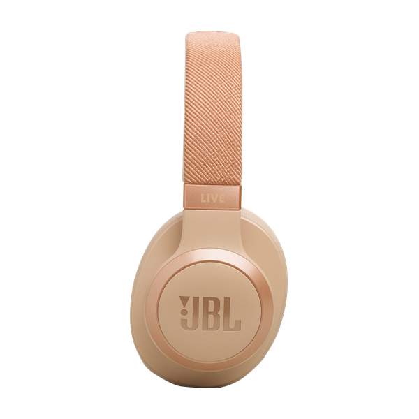 JBL Live 770 NC Bluetooth homok zajszűrős fejhallgató