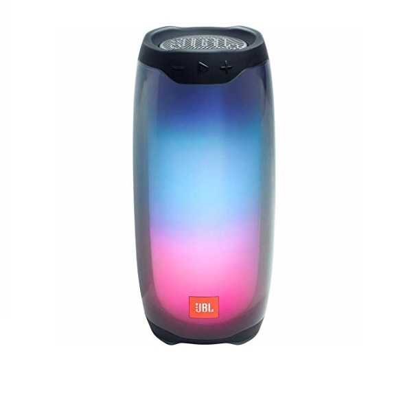 JBL Pulse 4 fekete vízálló LED-es Bluetooth hangszóró