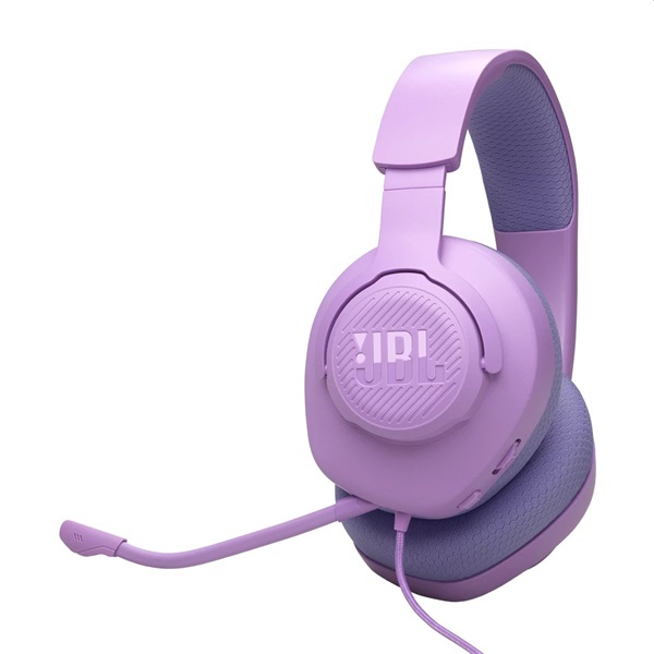 JBL Quantum 100 M2 vezetékes lila gamer headset