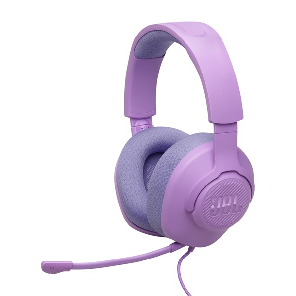 JBL Quantum 100 M2 vezetékes lila gamer headset