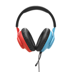 JBL Quantum 100 N vezetékes kék-piros gamer headset