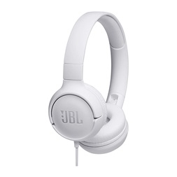 JBL T500WHT mikrofonos fehér fejhallgató