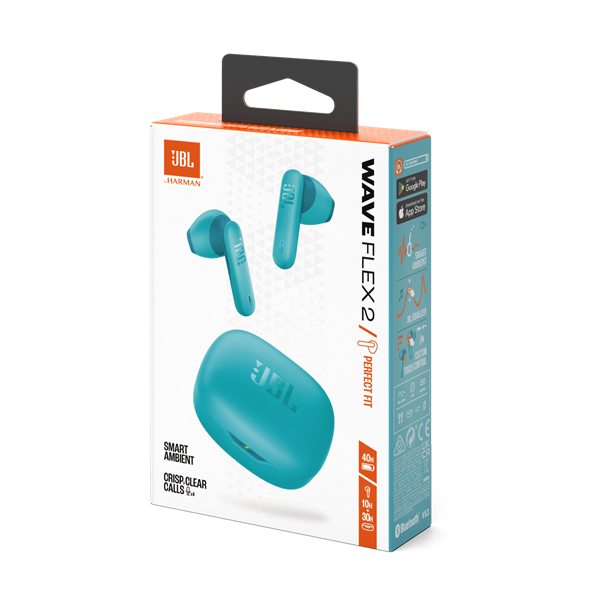 JBL Wave Flex 2 True Wireless Bluetooth kék fülhallgató