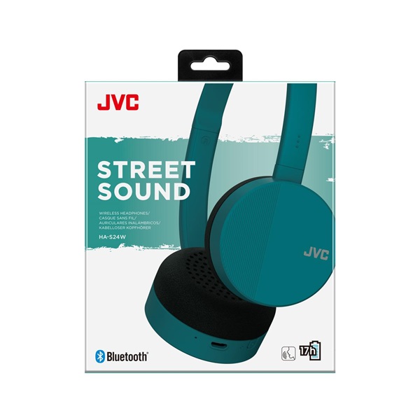 JVC HA-S24W-Z Bluetooth zöld fejhallgató