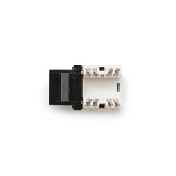 KE-Line CAT5E Giga Keystone Jack RJ45/u aljzat, fekete