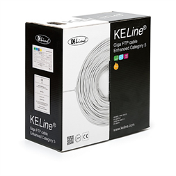 KE-Line Cat5E FTP (F/UTP) PVC árnyékolt fali kábel