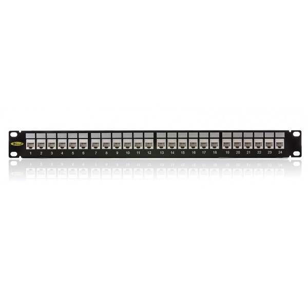 KE-Line Cat6 Moduláris árnyékolatlan Patch panel 24xRJ45/U