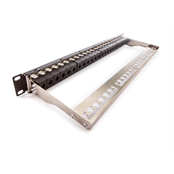 KE-Line Cat6 Moduláris árnyékolatlan Patch panel 24xRJ45/U