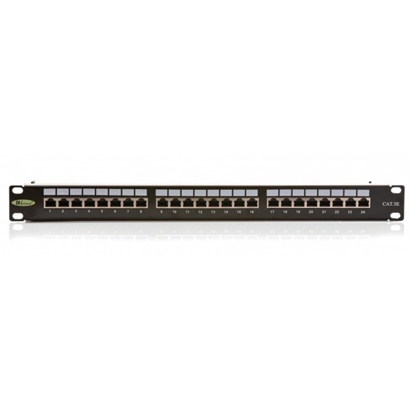 KE-Line Giga KOMPAKT 24port CAT5E patch panel RJ45/u