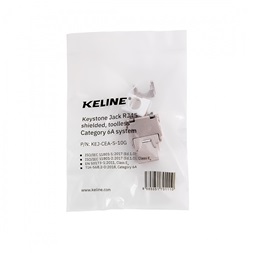 KE-Line KEJ-CEA-S-10G Cat6A 10Gigabit keystone jack RJ45 aljzat