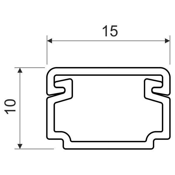 KOPOS LH 15X10 HD 2m 15x10 mm minicsatorna