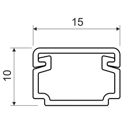 KOPOS LH 15X10 HD 2m 15x10 mm minicsatorna