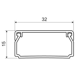 KOPOS LH 32X15 HD 2m 32x15 mm minicsatorna