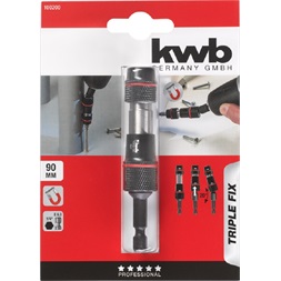 KWB 49100200 PROFI TRIPLE-FIX mágneses kardános bittartó adapter