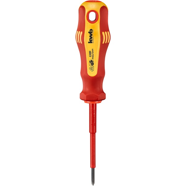 KWB 49662301 PROFI GS VDE INSULATED 1000V PHILLIPS CROSS PH1 80 mm csavarhúzó