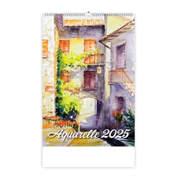 Kalendart 2025 T092 Aquarelle falinaptár