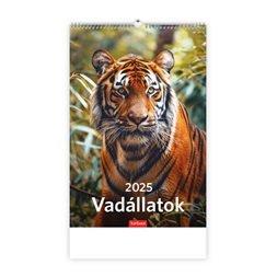 Kalendart 2025 T094 Vadállatok falinaptár