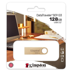 Kingston 128GB 3.2 Gen 1 DT SE9 G3 220MB/s fém Flash Drive