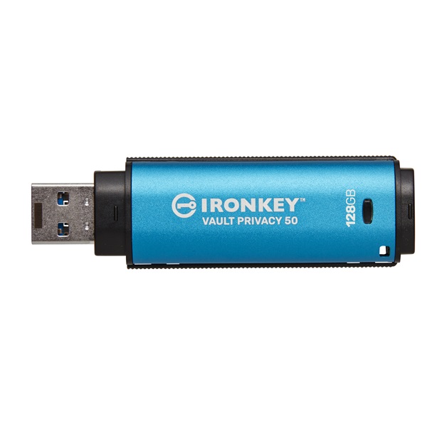 Kingston 128GB USB3.2 IronKey Vault Privacy 50 (IKVP50/128GB) Flash Drive