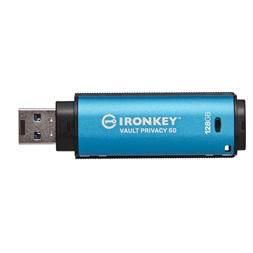 Kingston 128GB USB3.2 IronKey Vault Privacy 50 (IKVP50/128GB) Flash Drive