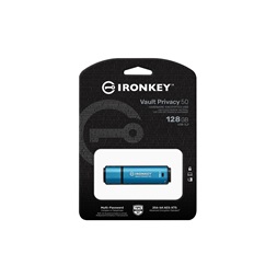 Kingston 128GB USB3.2 IronKey Vault Privacy 50 (IKVP50/128GB) Flash Drive