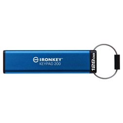 Kingston 128GB USB3.2 Gen1 A Ironkey Keypad 200 (IKKP200/128GB) Flash Drive