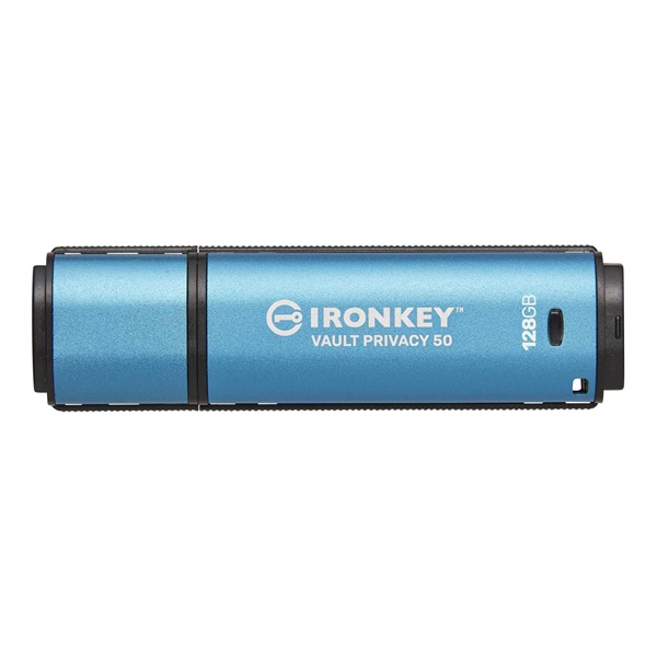 Kingston 128GB USB3.2 Gen1 C IronKey Vault Privacy 50C (IKVP50C/128GB) Flash Drive