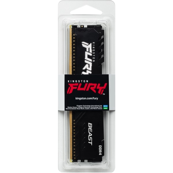 Kingston 16GB/2666MHz DDR-4 (Kit of 2) FURY Beast Black (KF426C16BBK2/16) memória