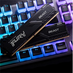 Kingston 16GB/2666MHz DDR-4 (Kit of 2) FURY Beast Black (KF426C16BBK2/16) memória