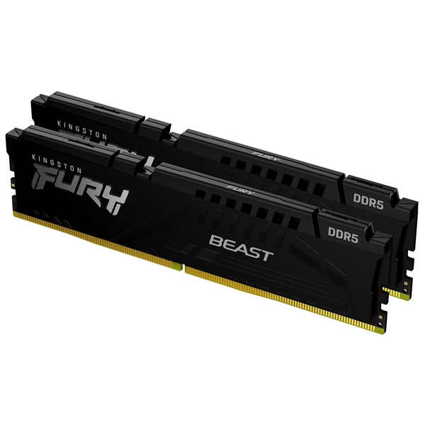 Kingston 16GB/5200MHz DDR-5 (Kit of 2) FURY Beast Black (KF552C40BBK2-16) memória