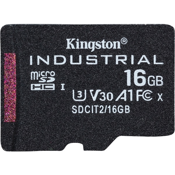 Kingston 16GB SD micro Industrial (SDHC Class 10 A1) (SDCIT2/16GBSP) memóriakártya