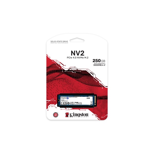 Kingston 250GB M.2 NVMe 2280 PCIe 4.0 NV2 (SNV2S/250G) SSD