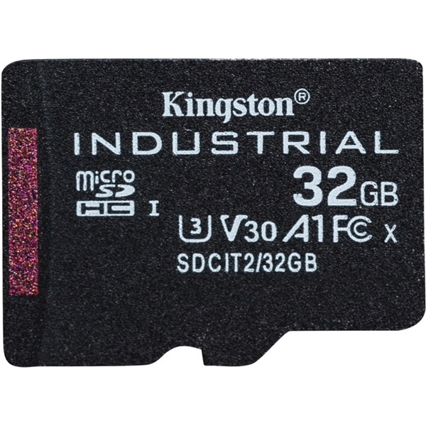 Kingston 32GB SD micro Industrial (SDHC Class 10 A1) (SDCIT2/32GBSP) memóriakártya