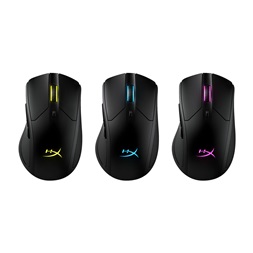 Kingston HyperX Pulsefire Dart vezeték nélküli fekete gamer egér