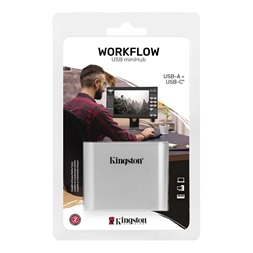 Kingston Workflow USB 3.2 GEN 1 kártyaolvasó